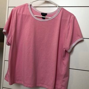 Pink crop top
